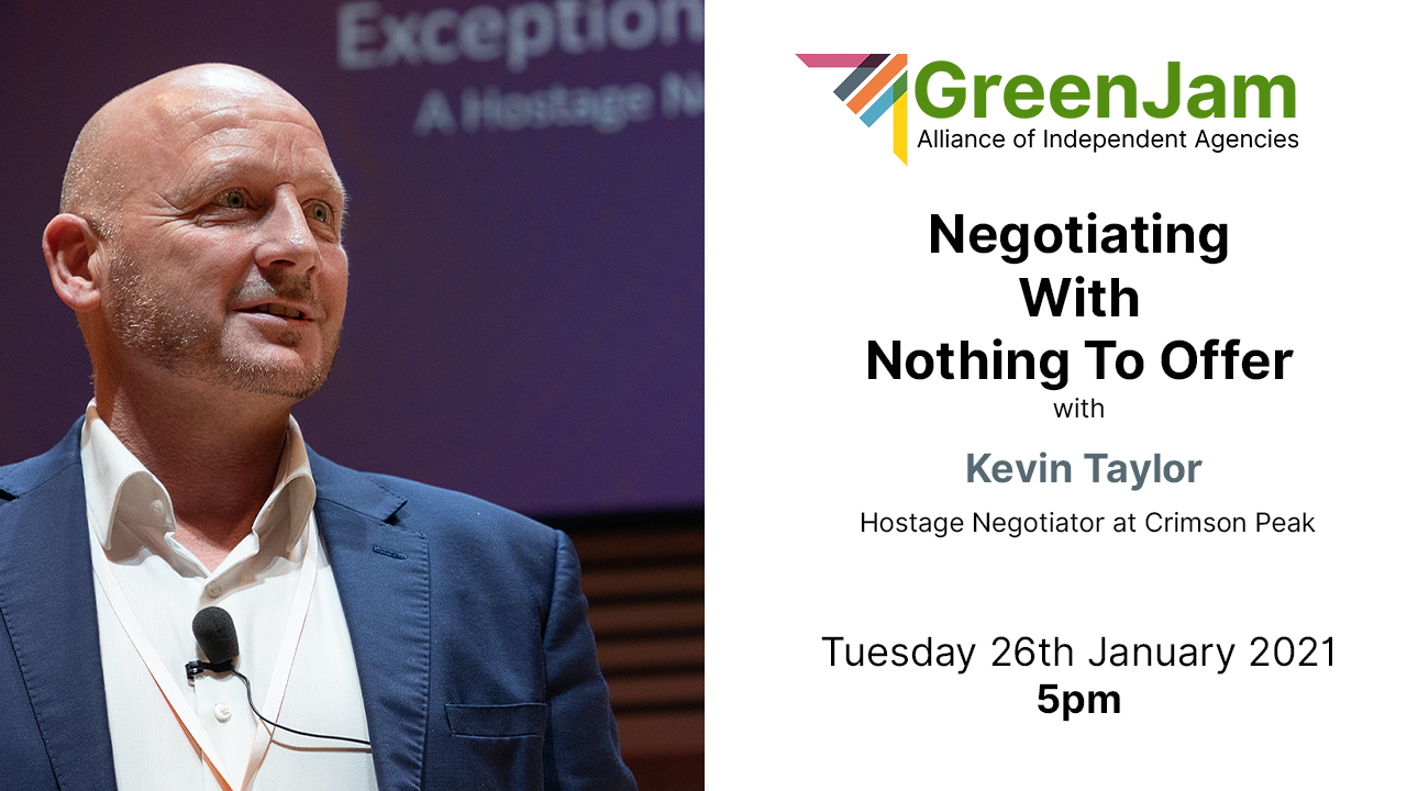 Greenjam: Negotiating With Nothing To Offer