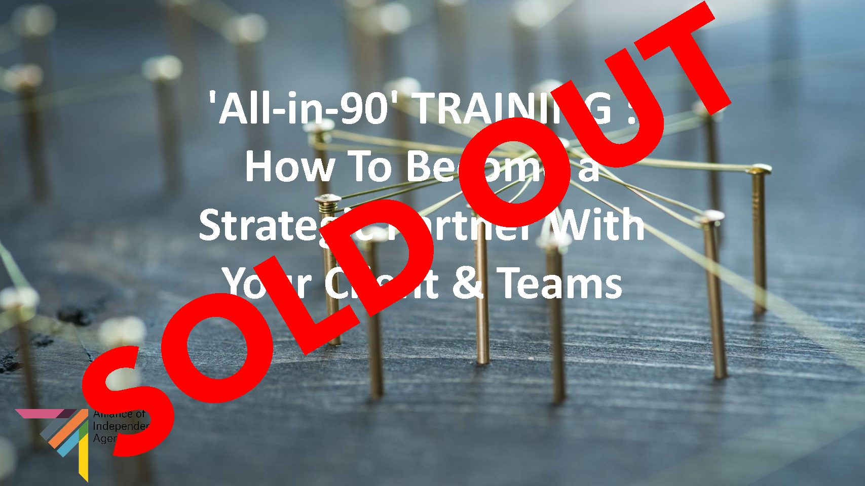 'All-in-90' TRAINING : How To Become a Strategic Partner With Your Client & Teams