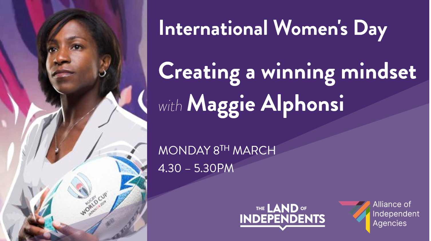 International Women's Day: Creating a winning mindset with Maggie Alphonsi