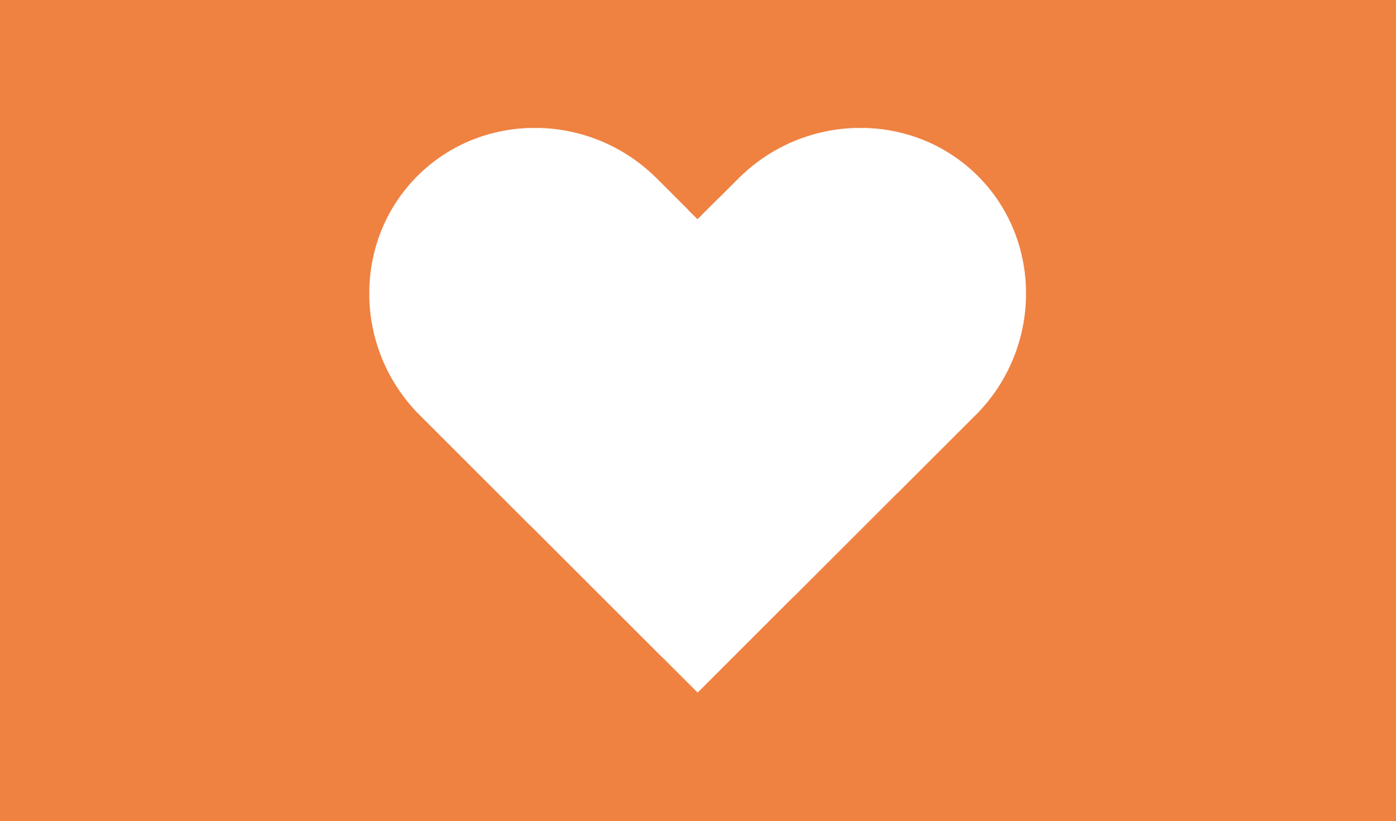 heart orange bg 2
