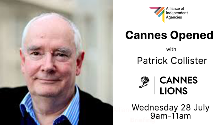 Cannes Opened with Patrick Collister