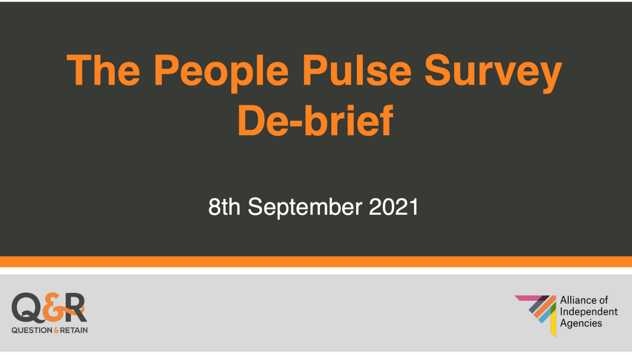 The People Pulse Survey Debrief | 8th September 2021