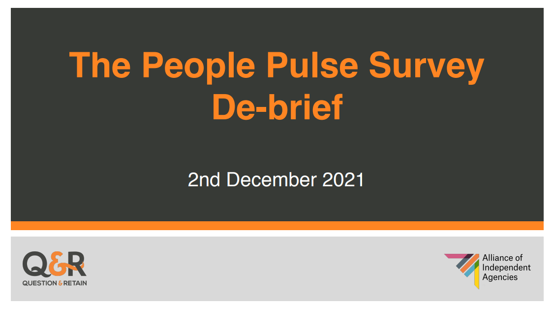 The People Pulse Survey Debrief |  2nd December 2021
