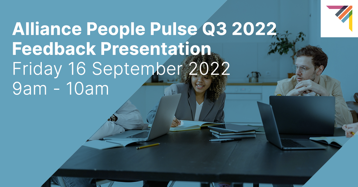 Alliance People Pulse Q3 2022 Feedback Presentation
