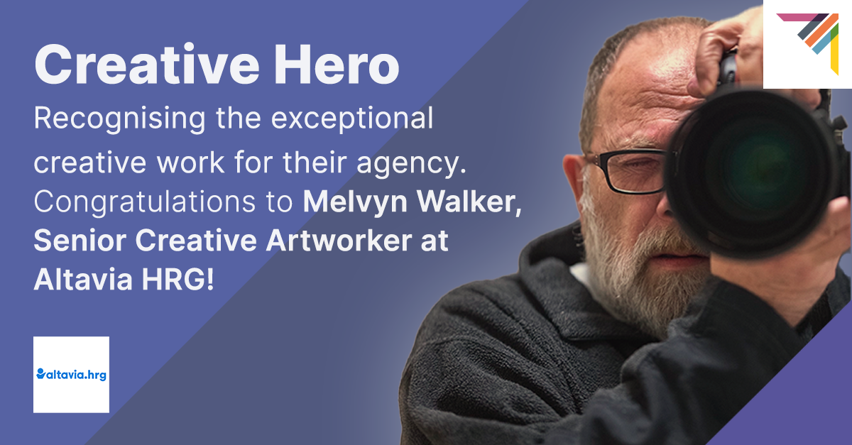 The Alliance’s “Creative Hero” – Melvyn Walker