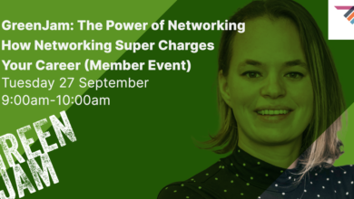 GreenJam: The Power Of Networking – How Networking Super Charges Your Career (Member Event)