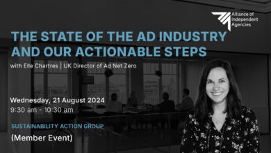 The State Of The Ad Industry And Our Actionable Steps – Sustainability Action Group 21st August