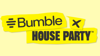 Onepointfive concepts and produces an unmissable house party for Bumble’s uk community