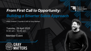 From First Call to Opportunity: Building a Smarter Sales Approach – New Business Action Group 29th April 2025