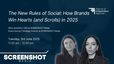 The New Rules of Social: How Brands Win Hearts (& Scrolls) in 2025 – with SCREENSHOT Media – 3rd June 2025
