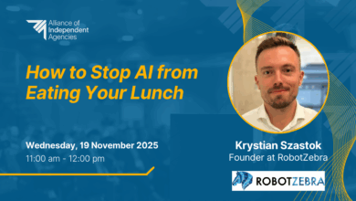 How to stop AI from Eating your Lunch – 19th November 2025