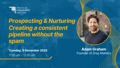 Prospecting & Nurturing – Creating a consistent pipeline without the spam – 9th December 2025