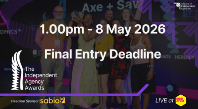 The Independent Agency Awards – Entries Close 1pm 8th May